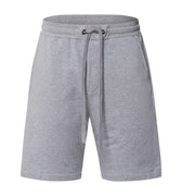 Natural Living Organic Cotton Drawstring Shorts | Grey Melange 75772-3014